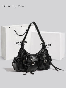 CAKJVG Original Sweet Cool Trendy Underarm Bag Womens 2025 New Versatile Commuter Single Shoulder Bag Fashionable PU Leather