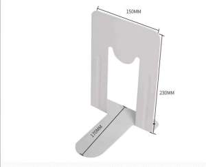 Thickened Large Size Steel Bookends Library Fixed Bookends Student Office Book Rests Durable Heavy Duty Book Supports