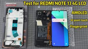 Màn Hình LCD AMOLED Cho Xiaomi Redmi Note 13 4G Bộ Số Hóa Màn Hình Cảm Ứng Thay Thế Tương Thích Với 23129RAA4G 23124RA7EO