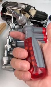 Tua vít vạn năng tua vít đa năng trợ lực 180 độ hàng nhật + 10 đầu vít chuyên dụng - TOYCITY