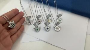 Anime Mermaid Melody Shell Necklace Pichi Pichi Pitch Luchia Karen Hanon Hosho Toin Rina Cosplay Pendant Jewelry Gift Prop