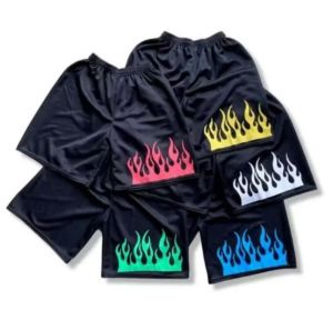 PAKET 100 Ribu Dapat 13 Celana Pendek motif (API) Cowok Cewek // Boxser kolor olahraga volly badminton basketbal