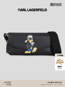Disney Collaborative Karl Lagerfeld Capsule Series Womens Crossbody Bag Small Size Leather Wallet with Card Holder