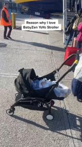 Nôi newborn 0+ mix với xe đẩy Babyzen YOYO2 có thể mix với Car Seat