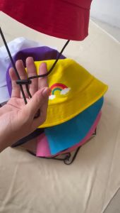 GRATIS CUSTOM NAMA / Topi Anak Bucket Hat / Usia 2-8 TH Bucket Anak