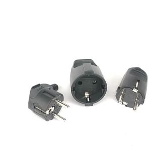 European 16A Grounded Industry Assemble Wiring Plug Germany Russia Power Cable Connector Female Male EU Schuko Power Socket Plug