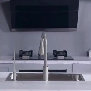 SSG Kitchen Sink SUS304 Stainless Steel Large Single Bowl Silver Sink optional Faucet package