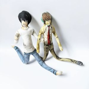 Bandai | Anime 28cm Light Yagami L Toys Light Yagami L Doll Slender Twistable Shape Toys Room Decoration Birthday Festival Christmas Gift