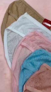 Combo quần lót nữ thun lạnh gấm hoa mặc mát co giãn 40kg-70kg M3315