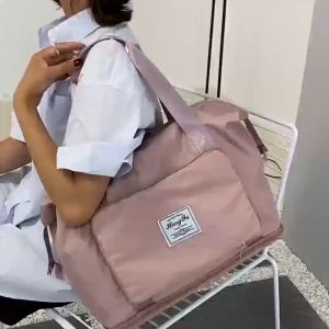 SG Seller Large Capacity Travel Bag Portable Storage Bag Lightweight Waterproof Shoulder Bag Sports Bags Travel Handbag Workout Yoga Gym Shoulder Bag