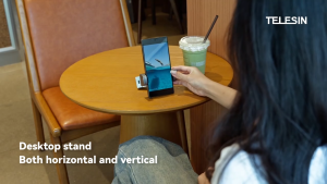 TELESIN Bluetooth Remote Control Phone Holder Camera Grip Selfie Stick for Mobile Smartphone