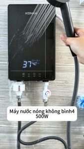 Máy nước nóng trực tiếp có cài đặt nhiệt độ làm nóng tức thì hàng thái lan (TẶNG ÁT CHỐNG GIẬT)