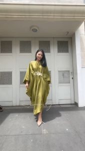 Kaftan Bordir Wanita & Dress Muslim Satin