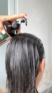 Combo gội xả thảo dược 5 trong 1: giảm rụng mọc tóc sạch gàu mềm mượt thơm lâu Spa Quê Một Cục