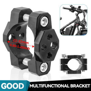 Motorcycle Fork Tube Handlebar Bracket Multifunction Holder Fixed Bumper Headlight Light Clamp Moto Auxiliary Spotlight Clip