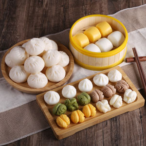 Mô Hình Bánh Bao Trắng Bằng Nhựa PVC Cho Trẻ Em 3 Tuổi Đồ Chơi Thực Phẩm Giả Đồ Ăn Sáng Đồ Chơi Nấu Ăn Đồ Ăn Sáng Đồ Ăn Sáng