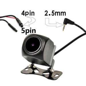 5-pin high-definition reverse driving recorder 1080P rear-view camera universal night vision image.