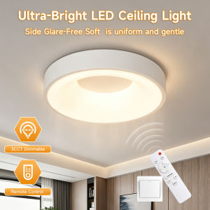 Modern Design LED Ceiling Light 3Colors Dimmable /Remote Control Room Light Living Room Light Center Light Bedroom Light LED Lights For House Ceiling Lamp Indoor Lighting