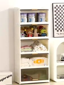 Lemari plastik susun polibox napolly kotak penyimpanan multifungsi