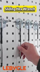 LEBYCLE | LEBYCEL MTB Bộ Cờ Lê Hình Lục Giác Chữ T 2.5-10mm Dụng Cụ Sửa Chữa Xe Đạp T25 Thanh Trượt Đa Chức Năng Để Lắp Đặt Và Tháo Lắp Xe Đạp Đường Trường