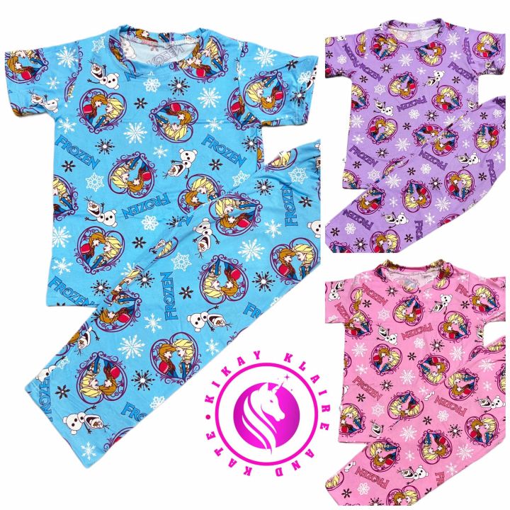 FrozenPrint Terno Pajamas for infants to Adult Freesize Muslin