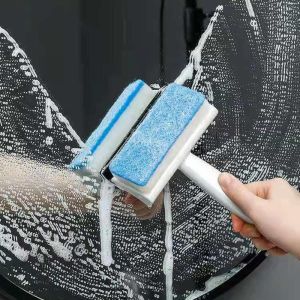 Alat Pembersih Kaca Jendela 2in1 Multifungsi / Mop Pembersih Kaca Dengan 2 Sisi Serbaguna