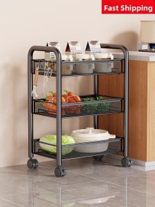Multi-functional Portable Kitchen Storage Rack