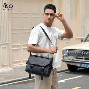 ABOSOLE Men Bags Mens Shoulder Bag Cross Body Bag Leisure Messenger Bag Color Blocking Design Large Capacity Sling Bag Anti Theft Casual Bag Men Fashion Briefcase for Sport Street Travel Outdoor