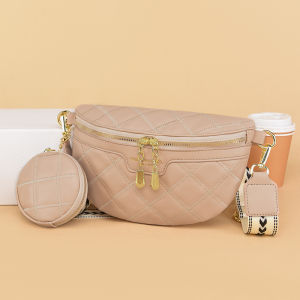 Tas Waistbag Wanita Impor Selempang Bahu Sling Bag Chest Pack Premium PU Leather Kekinian 2024