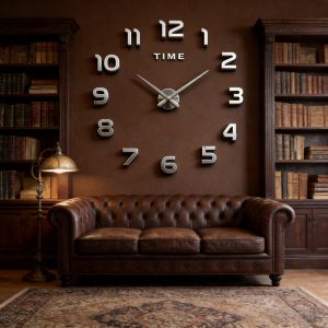 New Modern Design Large Wall Clock 3D DIY Quartz Clocks Fashion Watches Acrylic Mirror Stickers Living Room Home Decor Horloge