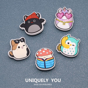 New Crocs Hole Shoes Accessories Cartoon Shoe Decorations Cute Flower Shoe Clips Carrols Shoe Buckles Fashionable Footwear