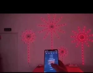 RGBIC Firework LED Strip Light Bluetooth APP Control USB 5V Neon Strip Christmas Party Decoration Music Sync Bedroom Decor Light