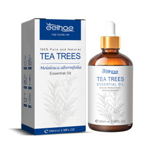 Eelhoe Tea Tree Oil For Face Foot Hair Acne Treatment Moisturize Shrink Pores Fragrance Aromatherapy Pure Massage Essential Oil Drops Activate Skin Cells Pore Shrinkage Essential Oils For Aromatherapy Essential Oil