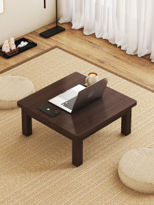 Nan Bamboo Tatami Small Tea Table Dining Study Square Balcony Low Table with Drawer Disassembly Modern Simple Style Home Furniture