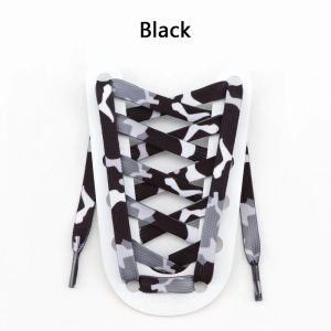 Colorful Shoelaces Camouflage Print Flat Shoe Laces For Sneakers AJ1&AF1 Boot Men And Women Leisure Shoestring Accessories