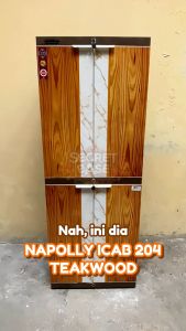 NAPOLLY ICAB 204 - Kunci / Almari Plastik / Lemari Susun Pakaian / Bok / Lemari Jumbo