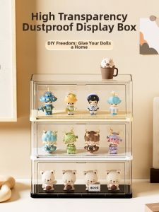 Transparent Dustproof Storage Display Box Shelf