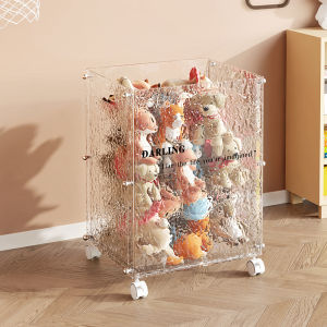 Large Capacity Transparent Plastic Storage Box Toy Organizer Basket Home Use Ultra-Large Storage Container for Toys And More