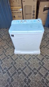 Mesin cuci 2 Tabung AQUA AQW 9031 HT Hijab Series Fresh Air System 9.5 KG