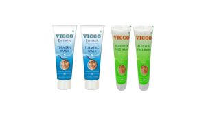 VICCO Dermacare Duo Pack - Turmeric & Aloe Vera Brightening Face Wash 70g