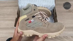 Sepatu Safety Sefty Pendek Tinggi Model Delta Tactical Taktikal Outdoor Ujung Besi Proyek Lavio DNS