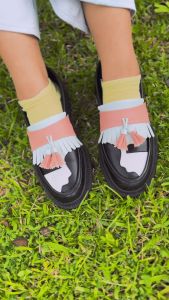 sepatu penny loafer wanita Vintage