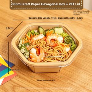 NUOXIAN | Disposable Hexagonal Bowl