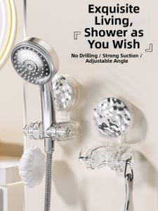 Jeko&Jeko | No-Drilling Suction Shower Head Bracket Adjustable