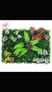 Tropical mat Artificial grass mat size 60x40cm wedding event birthday wall party decoration Kingtex Party needs