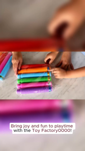 6PCS/LED Pipe Hose Light up Pop Sensory Fidget Toy For Kids Colorful Telescopic Pop Tube Toys