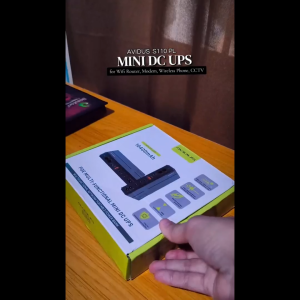 AVIDUS S110 PL 10400mAh  CCTV Mini UPS Power for CCTV Camera Wifi Router Modem Power Bank Backup Security