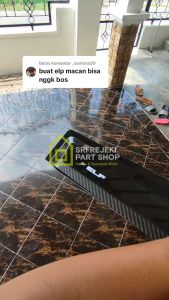 1 Set Talang Air All Isuzu Elf Hitam Model Giga List Carbon