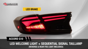 HONDA ACCORD G10 LED 2020-2022 SEQUENTIAL SIGNAL WELCOME LIGHT TAILLAMP
