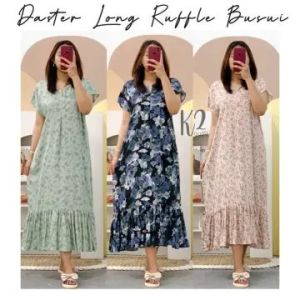 daster wanita daster rayon lengan kriwil terbaru